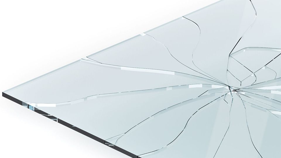 Teilvorgespanntes Glas